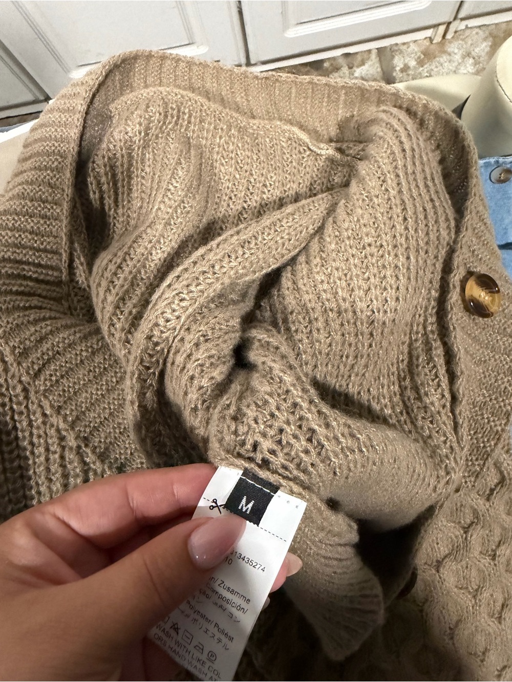 SHEIN• Cropped Knit Cardigan Sweater - Picture 4 of 4